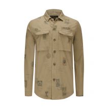 Replay Overshirt aus Baumwolle, mit Allover-Print