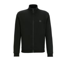 BOSS ORANGE Sweatjacke aus Baumwolle mit Label-Emblem