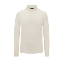 Maerz Pullover aus Schurwolle mit Stehkragen