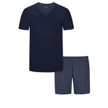 Novila Kurzer Schlafanzug mit gemusterter Shorts