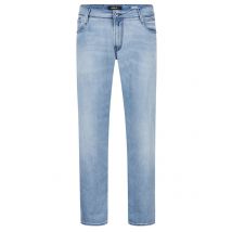 Replay Jeans Anbass mit Power Stretch und dezentem Used-Look