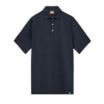 MOS MOSH Gallery Unifarbenes Poloshirt in Jersey-Qualität, Extralang