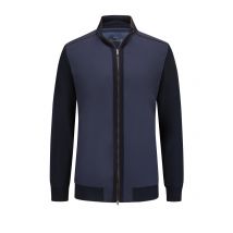Paul & Shark Wasserabweisender Stretch-Blouson mit Strick-Elementen