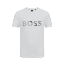 BOSS GREEN T-Shirt mit gummiertem Logo