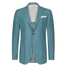 Carl Gross Teilgefüttertes Leinen-Sakko, Modern Fit