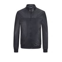 Milestone Perforierter Lammleder-Blouson mit Mesh-Futter