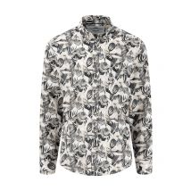 Fynch-Hatton Leinenhemd mit floralem Muster