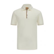 MOS MOSH Gallery Jersey-Poloshirt mit Rippstrick-Streifen