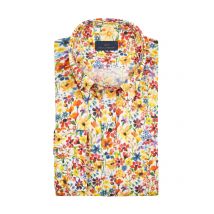 Paul & Shark Leichtes Hemd mit Aquarell-Blumen-Print