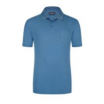 Ragman Pflegeleichtes Poloshirt mit glatter Micropima-Baumwolle