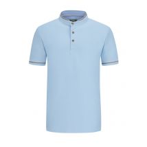 Arido Trachten-Poloshirt mit Doppelstehkragen und Hornknöpfen