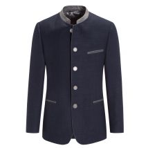 Lodenfrey Janker mit Minimalstruktur und Leinenanteil