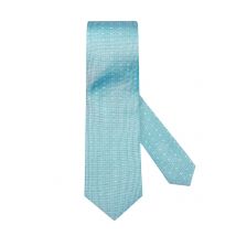 J. Ploenes Seidenkrawatte mit tonalem Punktmuster, extralang