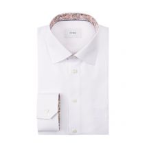 Eton Knitterfreies Twil-Hemd mit Paisley-Ausputz