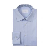 Eton Twill-Hemd mit Paisley-Ausputz, Classic Fit