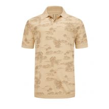 JP1880 Poloshirt mit Dehnbund und floralem Print