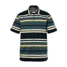 JP1880 Piqué-Kurzarmhemd mit Ringelmuster, STHUGE-Kollektion