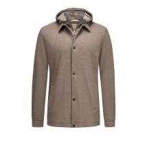 Woolrich Primaloft Shirtjacket in Strick-Optik