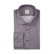 Stenströms Gemustertes Hemd aus Twofold-Cotton