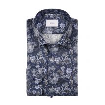 Eton Hemd aus Baumwolle mit Paisley-Muster, Contemporary