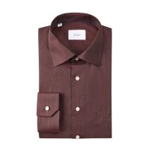 Eton Leichtes Flanell-Hemd mit dezenter Fischgrät-Webstruktur