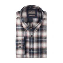 Fynch-Hatton Leichtes Flanellhemd mit Check-Muster und Brusttasche