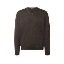 Maerz Pullover mit V-Ausschnitt aus maschinenwaschbarer Merinowolle