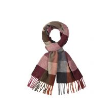 Dante Wollschal mit Fransen und Überkaros