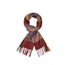 Dante Wollschal mit Fransen und Überkaros