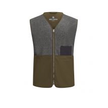 MOS MOSH Gallery Gefütterte Fleece-Weste mit großen Taschen