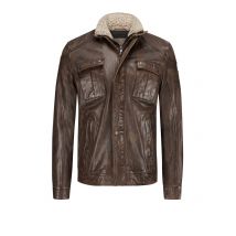 Mauritius Lederjacke mit heraustrennbarer Blende