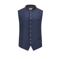 Grasegger Trachtenweste Aurach aus Loden mit Metallknöpfen