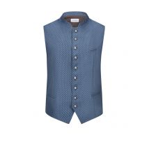 Grasegger Trachtenweste mit feinem Muster und Stretch