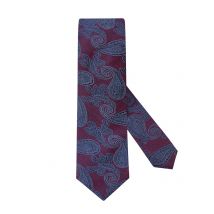 Goldband Seiden-Krawatte mit strukturiertem Paisley-Muster