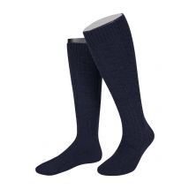 Lusana Trachten-Kniestrümpfe aus Merinowoll-Mix