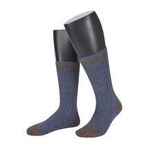 Lusana Schoppersocken aus Woll-Mix