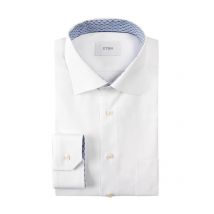 Eton Hemd aus Bio-Baumwolle mit gemustertem Ausputz