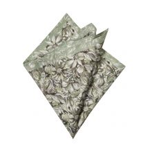 Eton Einstecktuch aus Seide mit floralem Print