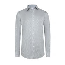 Eton Signature Twill-Hemd mit Motiv-Print und Kentkragen