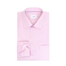 Eton Baumwollhemd mit Kleinkaromuster und Kentkragen, Classic Fit