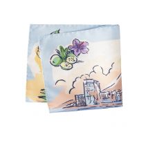 Eton Einstecktuch aus Seide mit Print