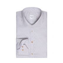 Stenströms Businesshemd aus Vollzwirn-Baumwollgewebe mit Kentkragen