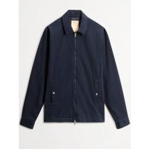 Woolrich Overshirt mit Zip und dezenter Twill-Struktur