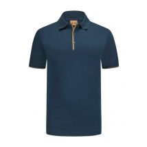 MOS MOSH Gallery Softes Piqué-Poloshirt mit Kontrast-Knopfleiste