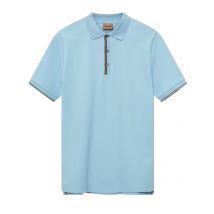 MOS MOSH Gallery Softes Piqué-Poloshirt mit Kontrast-Knopfleiste