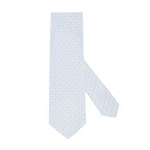 J. Ploenes Seidenkrawatte mit Kleinmuster