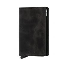Secrid Kompakter Leder-Geldbeutel mit Cardprotector
