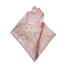 J. Ploenes Seiden-Einstecktuch mit Paisley-Muster