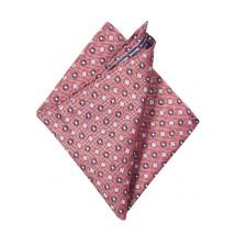 J. Ploenes Seiden-Einstecktuch mit Medaillon-Muster