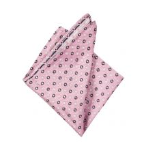 J. Ploenes Seiden-Einstecktuch mit Medaillon-Muster